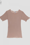 BASERANGE Aroostook T-shirt TOAR-CG-SP24 pink camel